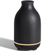 InnoGear 150ml ceramic essential oil diffuser - black, front view