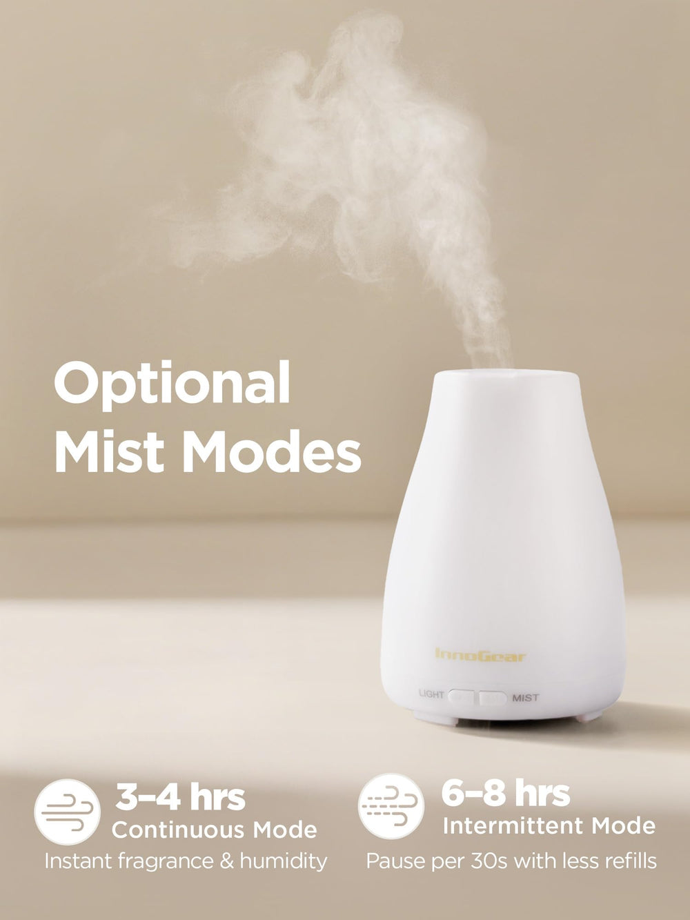 Close-up of InnoGear diffuser with essential oil
