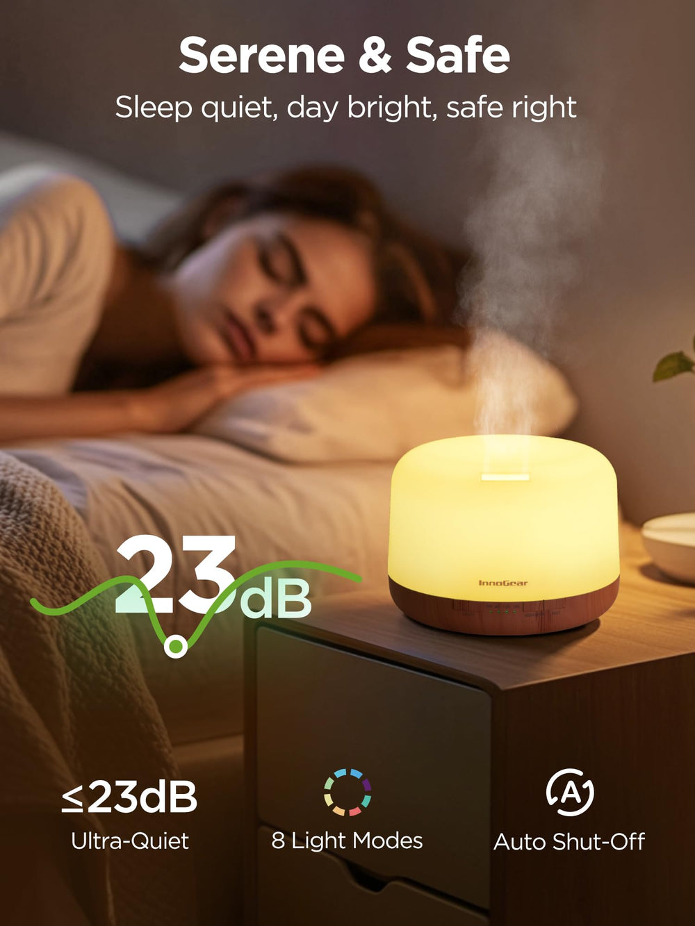 Elegant packaging of InnoGear diffuser set, ready for gifting