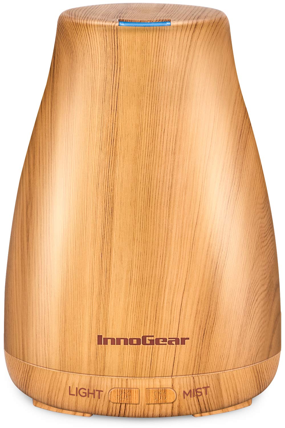 Front view of InnoGear essential oil diffuser in yellow