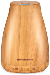 Front view of InnoGear essential oil diffuser in yellow