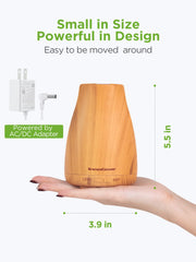 Top view showing control area of InnoGear diffuser