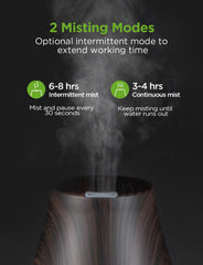Mist output from InnoGear diffuser