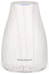 Front view of InnoGear essential oil diffuser in white and grey