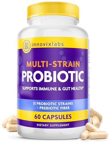 InnovixLabs Probiotics bottle containing 60 capsules