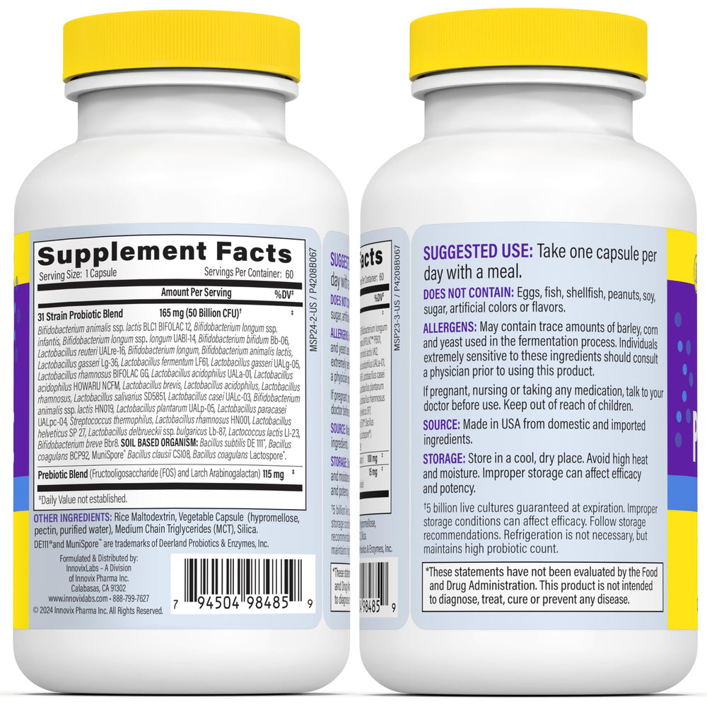 Third-party testing badge for probiotics