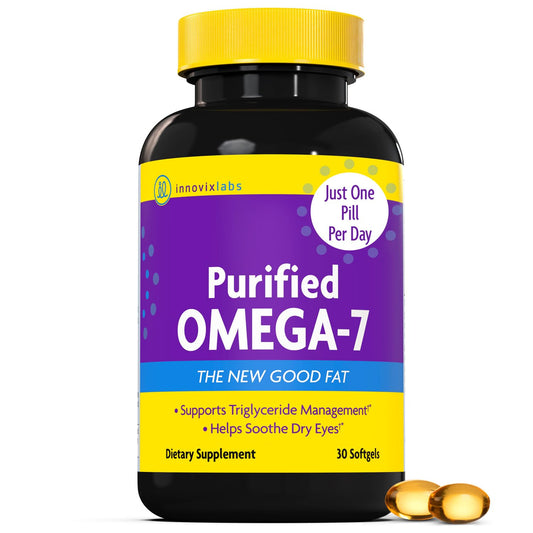 InnovixLabs Purified Omega 7 bottle label