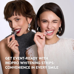 Before and after comparison for sensitive teeth using InoPro strips