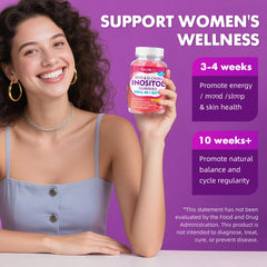 Front of bottle highlighting 40:1 inositol ratio