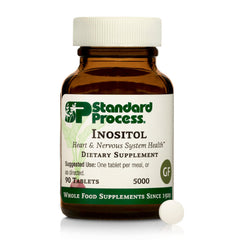 Standard Process Inositol 90 tablets bottle label
