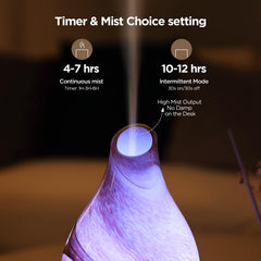 INRORNAS ultrasonic diffuser releasing cool mist