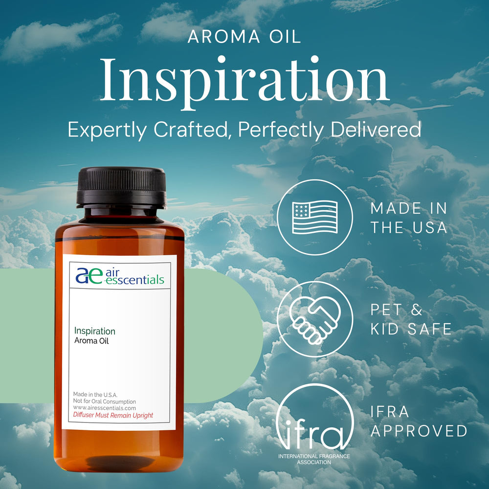 Close-up of essential oil blend with zesty citrus and blooming florals