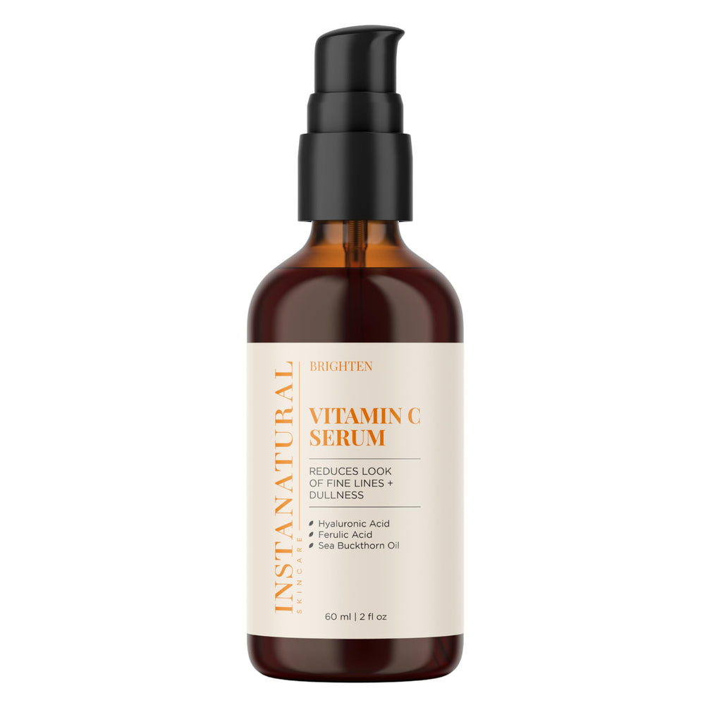 InstaNatural Vitamin C Serum bottle – front view