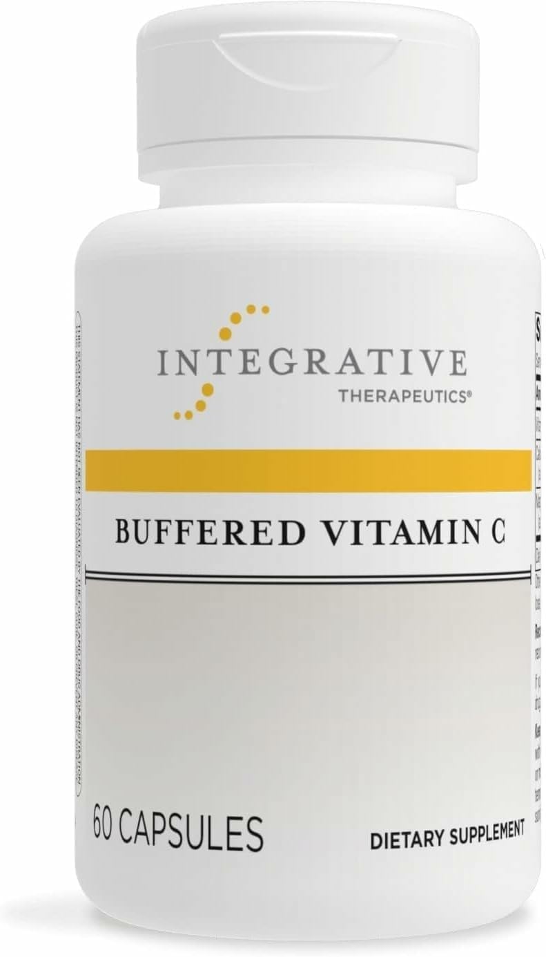 Bottle of Integrative Therapeutics Buffered Vitamin C 60 capsules