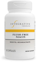 Bottle of Integrative Therapeutics Flush-Free Niacin 60 capsules