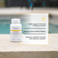Integrative Therapeutics HPA Adapt capsules featuring maca and ashwagandha.