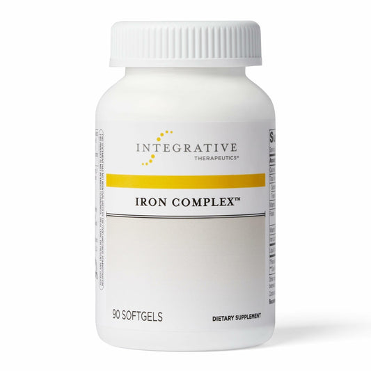 Bottle of Integrative Therapeutics Iron Complex with 90 softgels