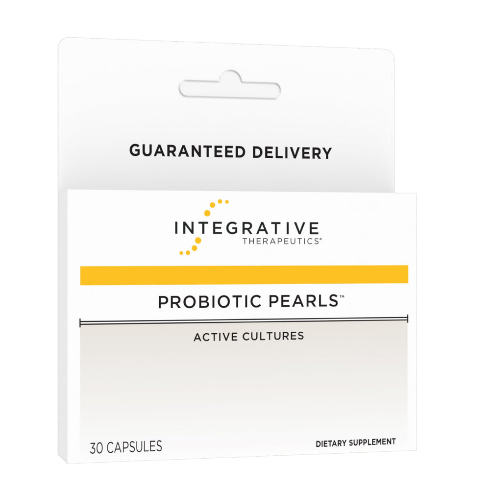 Bottle of Integrative Therapeutics Probiotic Pearls capsules