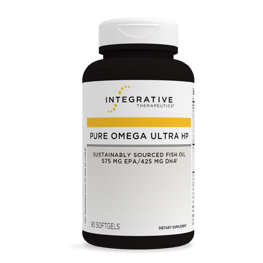 Bottle of Integrative Therapeutics Pure Omega Ultra HP 1392 mg