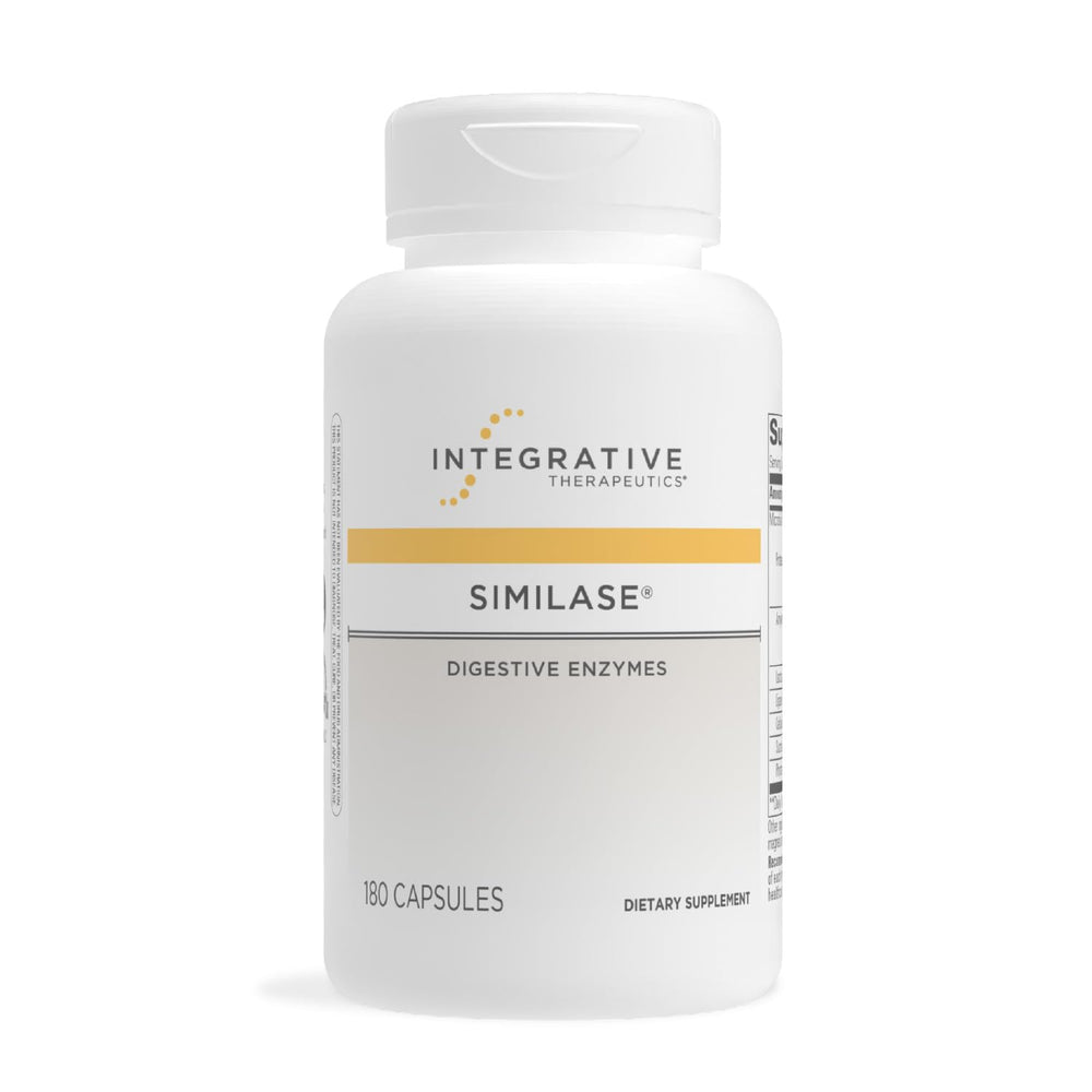 Integrative Therapeutics Similase bottle-front supports broad-range digestion and nutrient absorption.