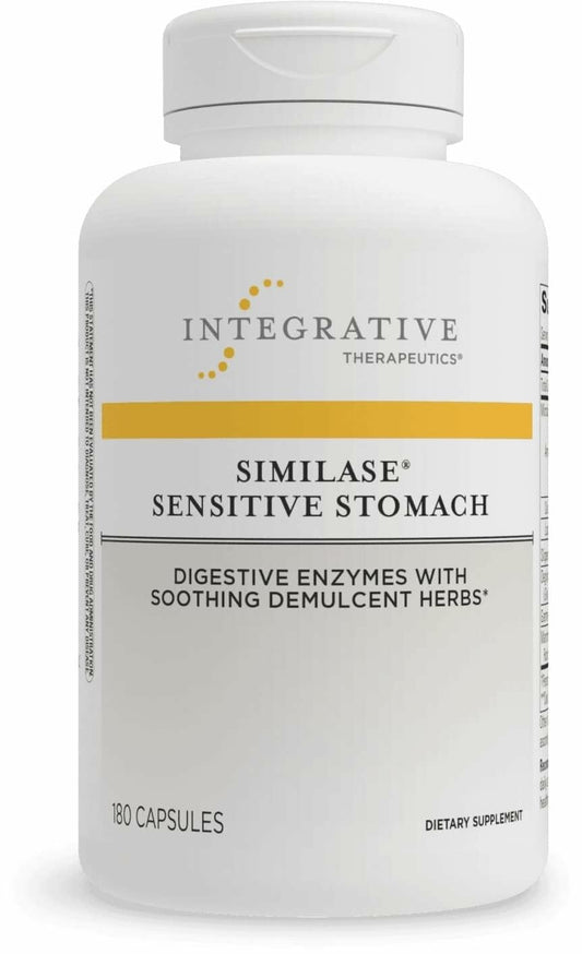 Bottle of Integrative Therapeutics Similase Sensitive Stomach with 180 capsules