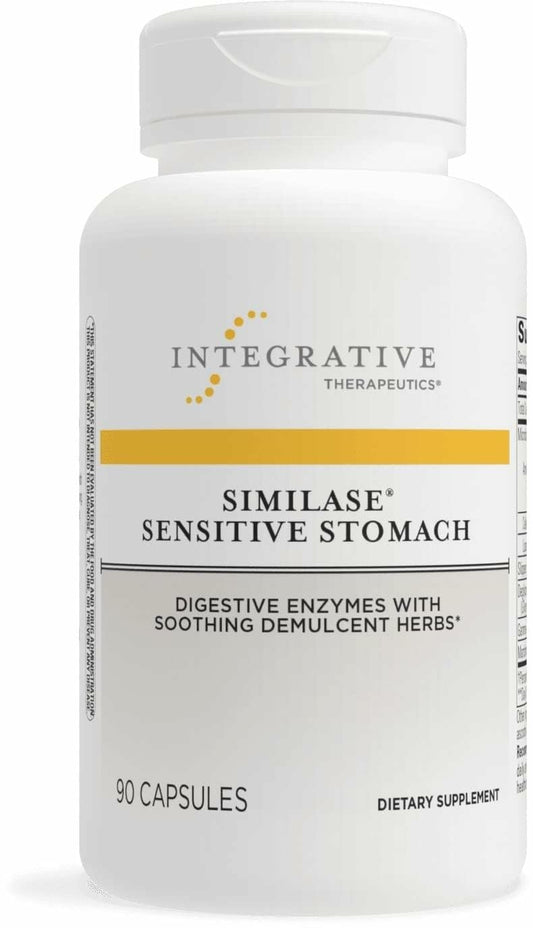 Hero product image showing Integrative Therapeutics Similase Sensitive Stomach bottle