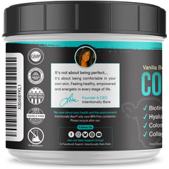 Lifestyle setup showing wellness benefits of colostrum and collagen powder
