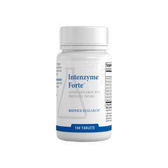 Front label of Intenzyme Forte bottle
