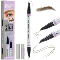 intoo you eyebrow pencils 2in1 pro design for precise shaping and quick filling.