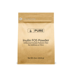 Pure Inulin FOS Powder 8 oz container