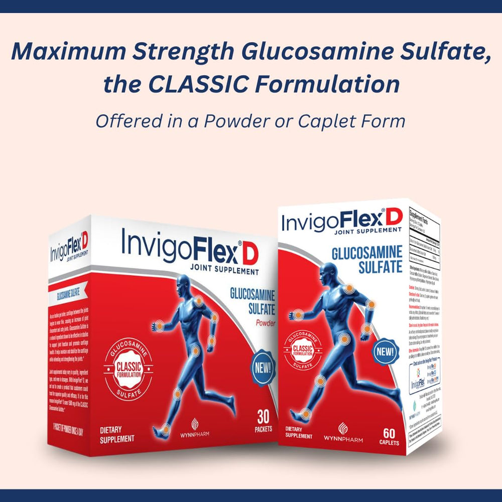 Detailed label showing glucosamine sulfate 1500mg per serving