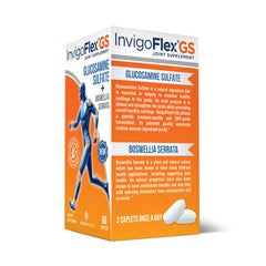 Joint areas knees hands back and hip illustration with InvigoFlex GS