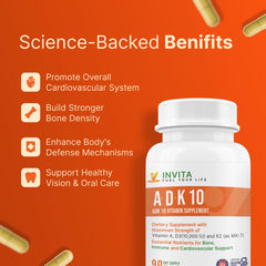 INVITA ADK 10 vitamin supplement ingredients list