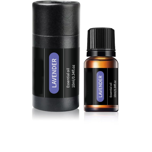 Invnd Lavender fragrance oil bottle for diffuser aromatherapy and calming ambiance.