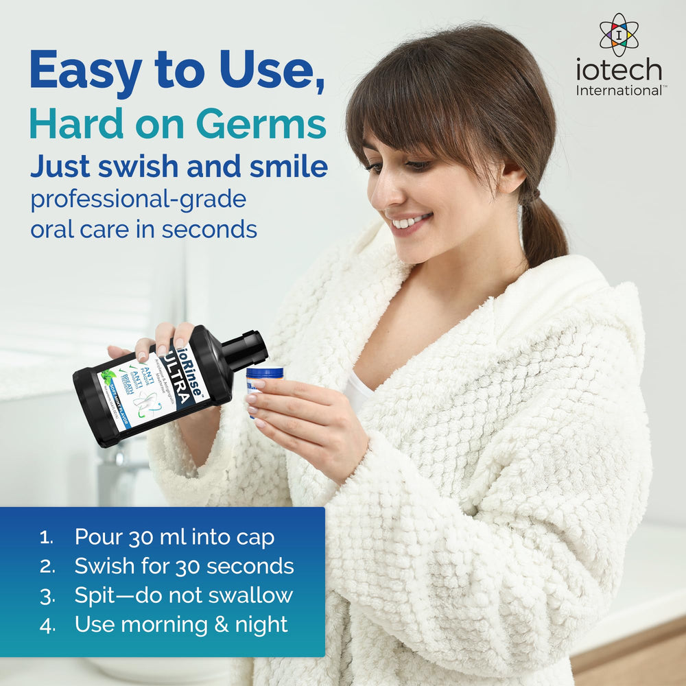 ioRinse Ultra alcohol-free mouthwash
