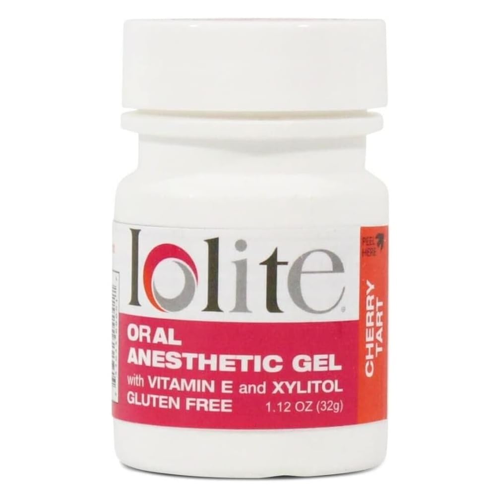 IOLITE Oral Topical Gel 1oz Cherry Tart Dye-Free packaging