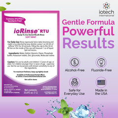 Interior view of ioRinse RTU packaging