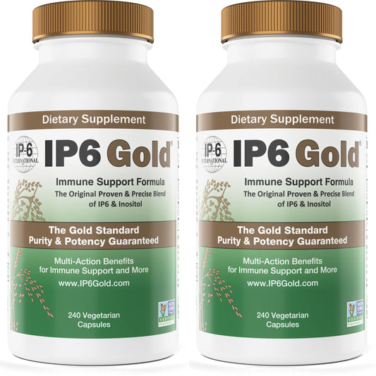 IP6 Gold Immune Support Formula bottle and packaging