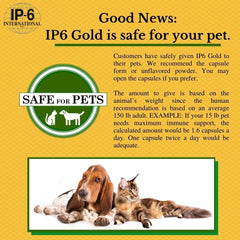 Vegan, gluten-free IP6 Gold with non-GMO rice bran