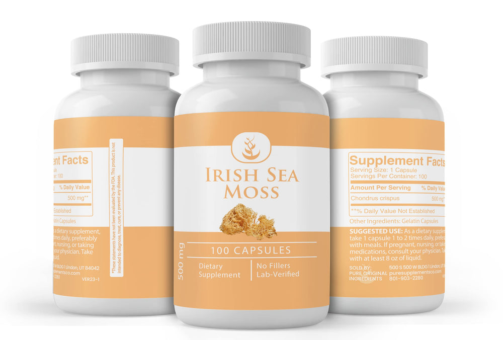 Front view of the packaging showing 100-day supply