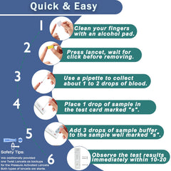 Ferritin iron test kit components