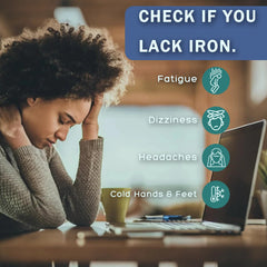 Home ferritin iron testing process