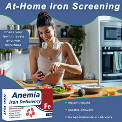 High-accuracy ferritin iron test kit