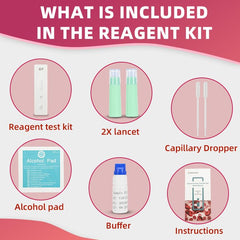 Iron deficiency at-home test kit for adults