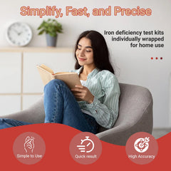 Step-by-step usage guide for at-home ferritin testing