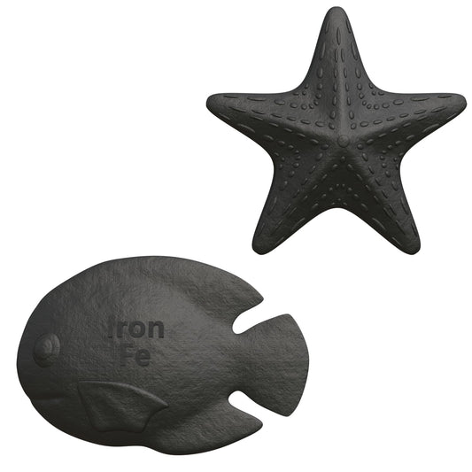Iron Fish 2 Pack cover image showing two cast iron fish-shaped tools