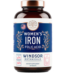 Active women taking iron and folic acid supplement