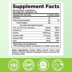 Iron Gummies suitable for adults and kids