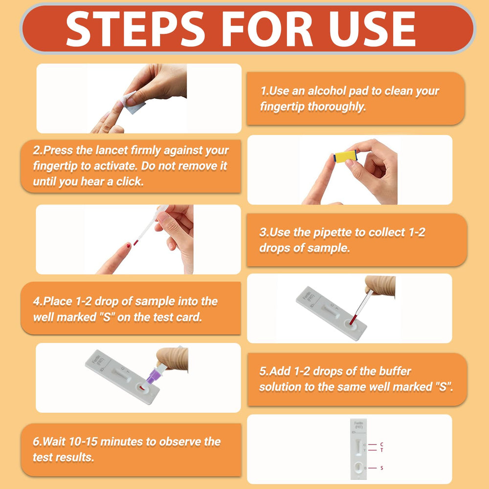 Family-friendly iron test kit suitable for all ages