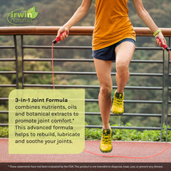 Close-up of ingredients list for the 3in-1 Joint Formula